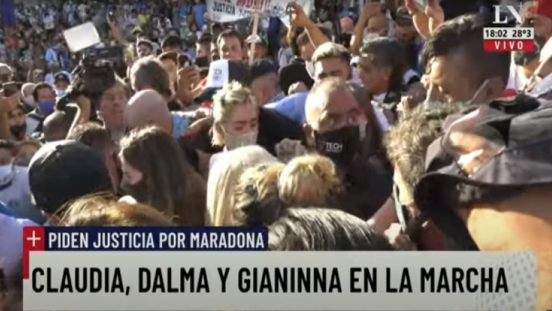 Ντιέγκο Μαραντόνα: Διαμαρτυρία στην Αργεντινή με σύνθημα «Δεν πέθανε, τον σκότωσαν» (vid)