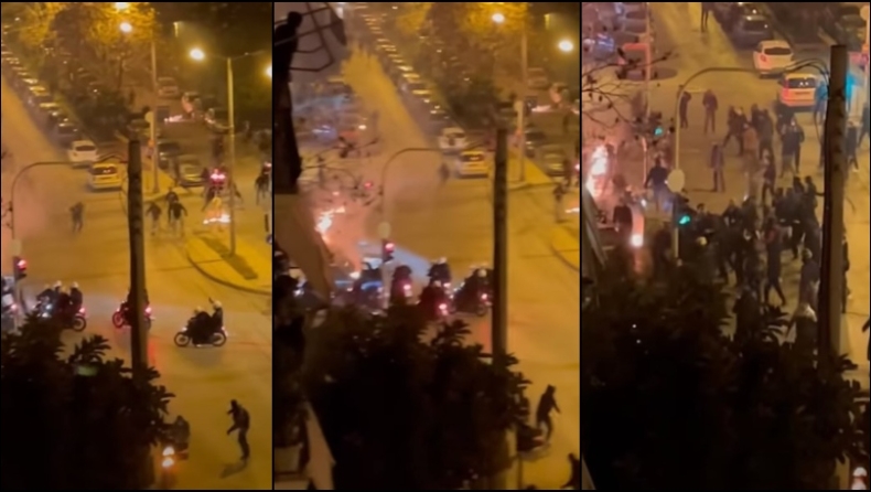 Νέο βίντεο από την επίθεση στον αστυνομικό: 2,5 λεπτά έκανε να επέμβει η ΕΛ.ΑΣ (vid)