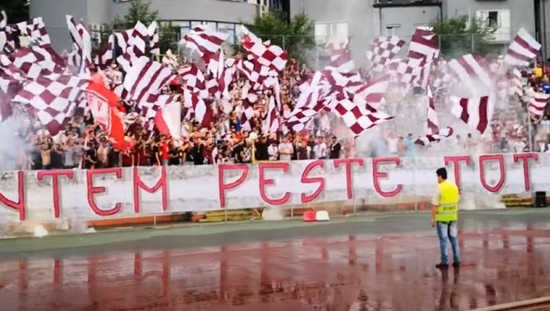 Οπαδοί της Ραπίντ Βουκουρεστίου πήγαν πάνες σε ποδοσφαιριστές: «Σταματήστε να τα κάνατε πάνω σας» (pic)