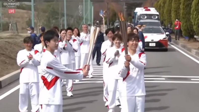 Ολυμπιακοί Αγώνες: Ξεκίνησε από την Φουκοσίμα η λαμπαδηδρομία (vid)