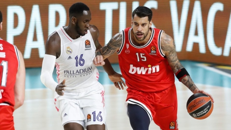 Βαθμολογία της EuroLeague: Τερματίζει στη 12η θέση ο Ολυμπιακός