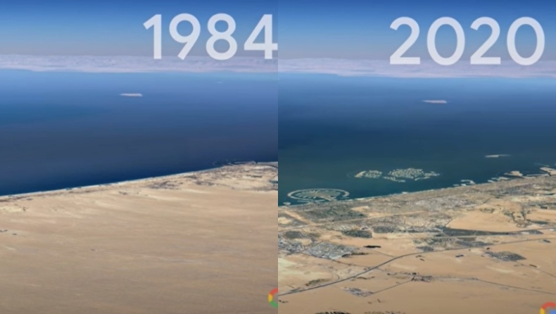 Η Google «γυρίζει» τον χρόνο πίσω με το Timelapse της κλιματικής αλλαγής: Πώς άλλαξε ο κόσμος τις τελευταίες τέσσερις δεκαετίες (vid)