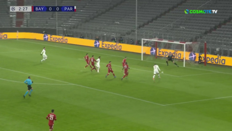 Μπάγερν – Παρί Σεν Ζερμέν: Ασίστ Νεϊμάρ, γκολ ο Μπαπέ και 0-1 στο 3’! (vid)
