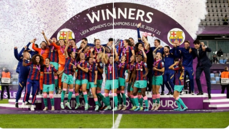 Η Μπαρτσελόνα κατέκτησε το Champions League στις Γυναίκες (vid)