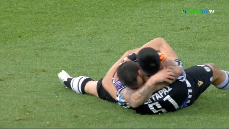 Ολυμπιακός - ΠΑΟΚ: Έξαλλοι πανηγυρισμοί Γκαρσία και παικτών μετά τη λήξη του τελικού! (vid)