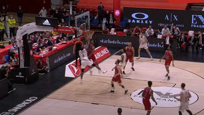 EuroLeague: Ο Χάινς την καλύτερη τάπα των playoffs! (vid)