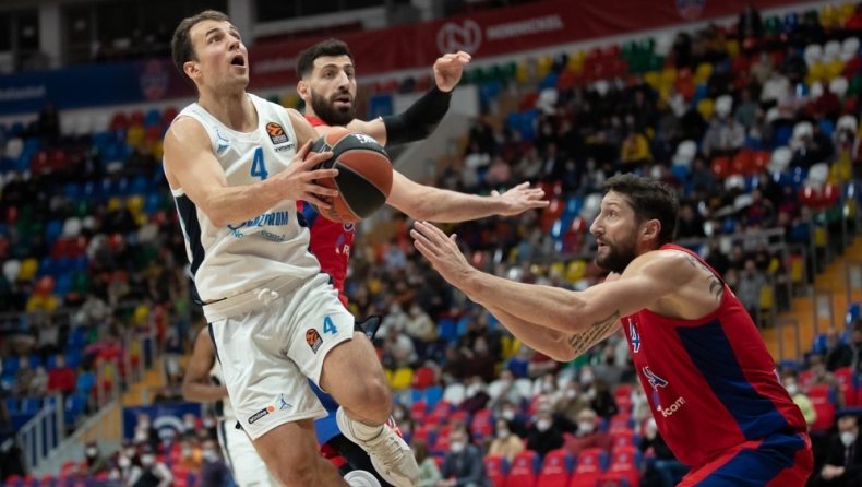 Ζενίτ - ΤΣΣΚΑ Μόσχας 107-104: Ματσάρα και 1-1 στην 2η παράταση! (vid)