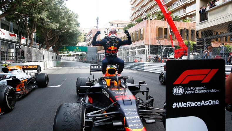 GP Μονακό: Μεγάλος νικητής ο Μαξ Φερστάπεν