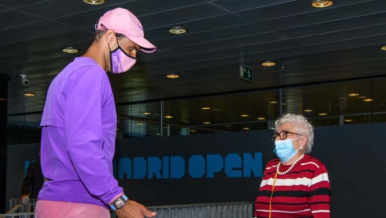 Madrid Open: Η συνάντηση του Ναδάλ με 95χρονη θαυμάστρια του (pic)