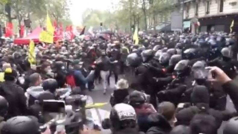 «Κάηκε» το Παρίσι: Επεισόδια και στη Λιόν (vid)