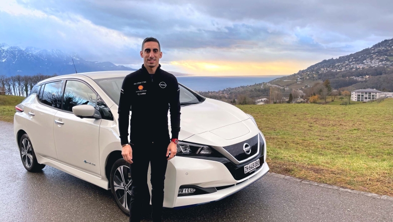 Ο Σεμπαστιέν Μπουεμί οδηγεί το νέο Nissan Leaf (vid)