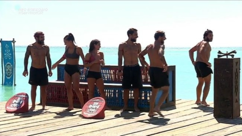 Survivor: Ηλίας και Ασημακόπουλος το υποσχέθηκαν και βούτηξαν… γυμνοί στη θάλασσα (vid)