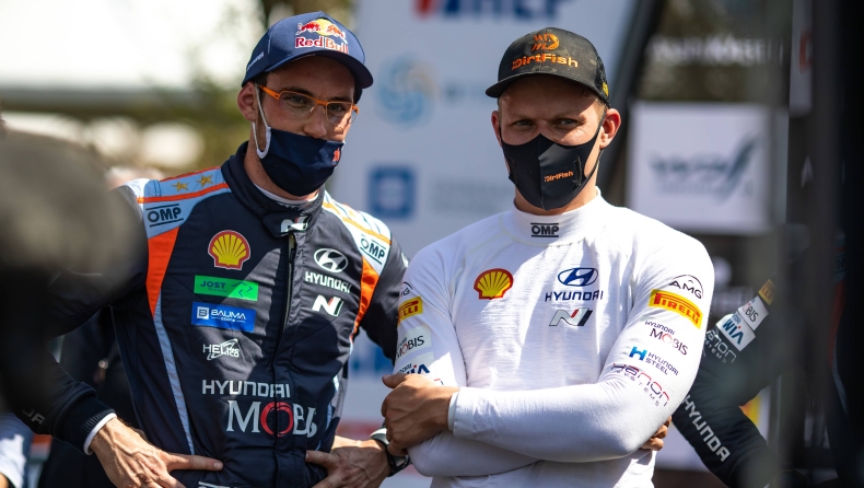 WRC: H Hyundai ανανέωσε με τους Τάνακ και Νεβίλ