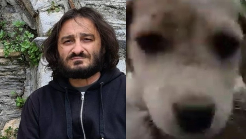 Ο Χαραλαμπόπουλος μπήκε σε κάδο κι έσωσε ένα σκυλάκι: «Πως είναι δυνατόν να πετάνε μια ψυχούλα στα σκουπίδια;» (vid)