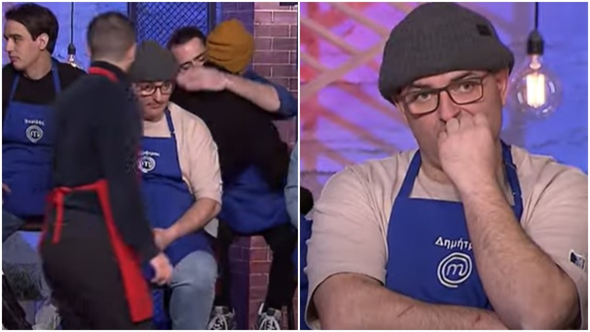 MasterChef: Ο «Μπόμπαινας» δεν έδωσε το χέρι στον Λιόλιο, «είσαι καραγκιόζης μεγάλος» (vid)