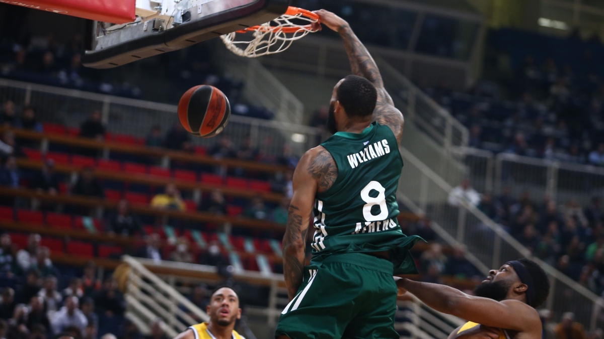 Παναθηναϊκός - Μακάμπι: Απίστευτο tomahawk κάρφωμα από τον Γουίλιαμς, ξεσήκωσε το ΟΑΚΑ (vid)