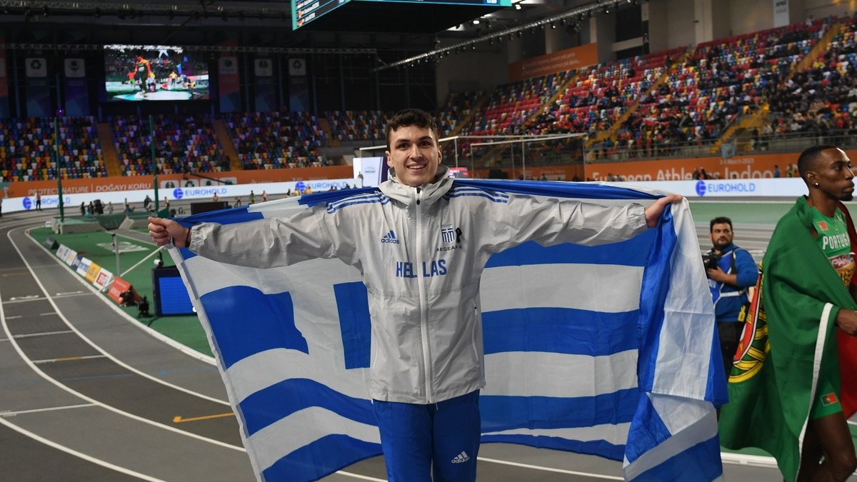 Ευρωπαϊκό κλειστού στίβου- Ανδρικόπουλος: Από τη σταθερότητα στο «ξέσπασμα» και το αργυρό μετάλλιο