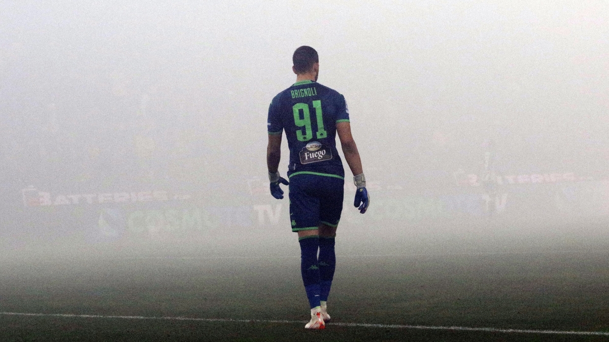 Ο Μπρινιόλι στο ματς με την ΑΕΚ στην OPAP Arena