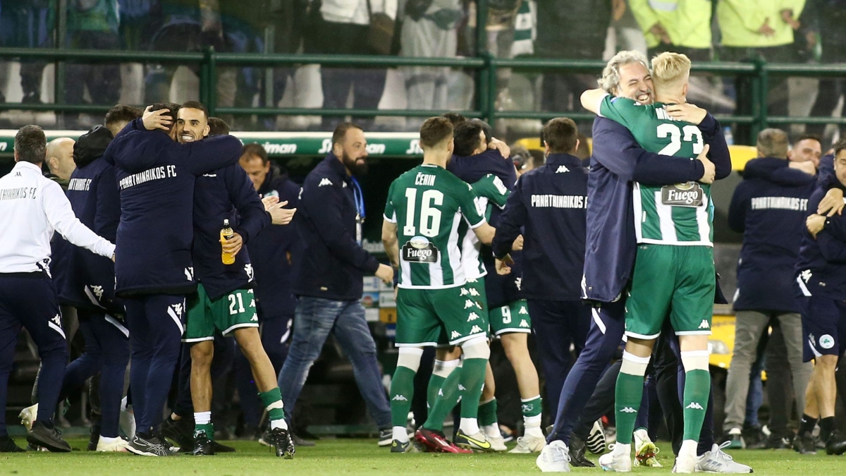 Οι πανηγυρισμοί στον Παναθηναϊκό