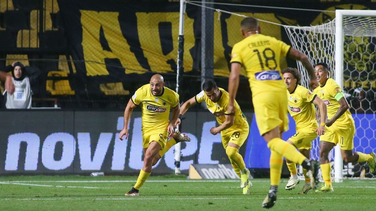 Ο Νόρντιν Αμραμπατ στο Αρης - ΑΕΚ 1-2