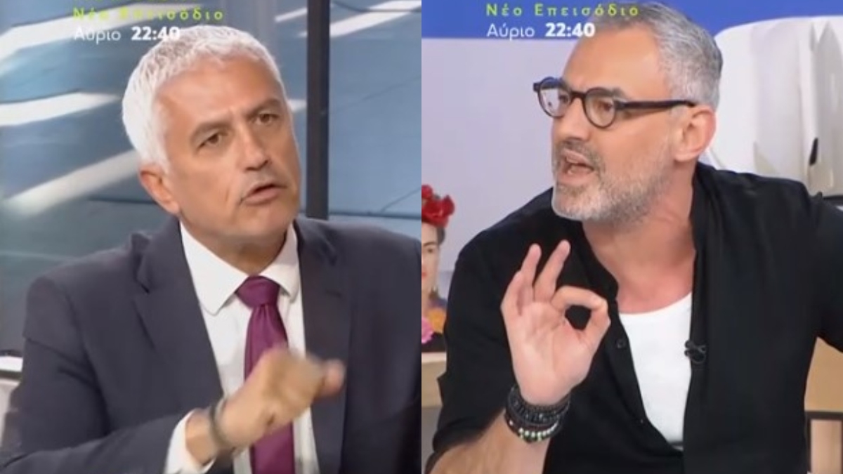 Χαμός στο «Χαμογέλα και πάλι» με Συρίγο και Καλλιακμάνη: «Θα σας πνίξει η οργή των πολιτών!», «Δεν σας επιτρέπω!» (vid)