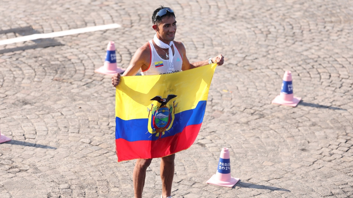 Ecuador, Olympic champion in the 20km walk