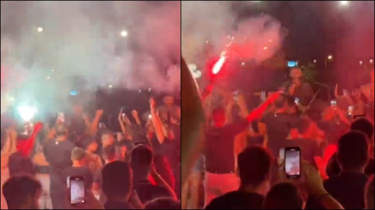 Χαμός σε γλέντι στα Καμίνια Ηρακλείου που έγιναν... «Γεντί Κουλέ» από τα καπνογόνα, για το τραγούδι «Λυράρης» (vid)