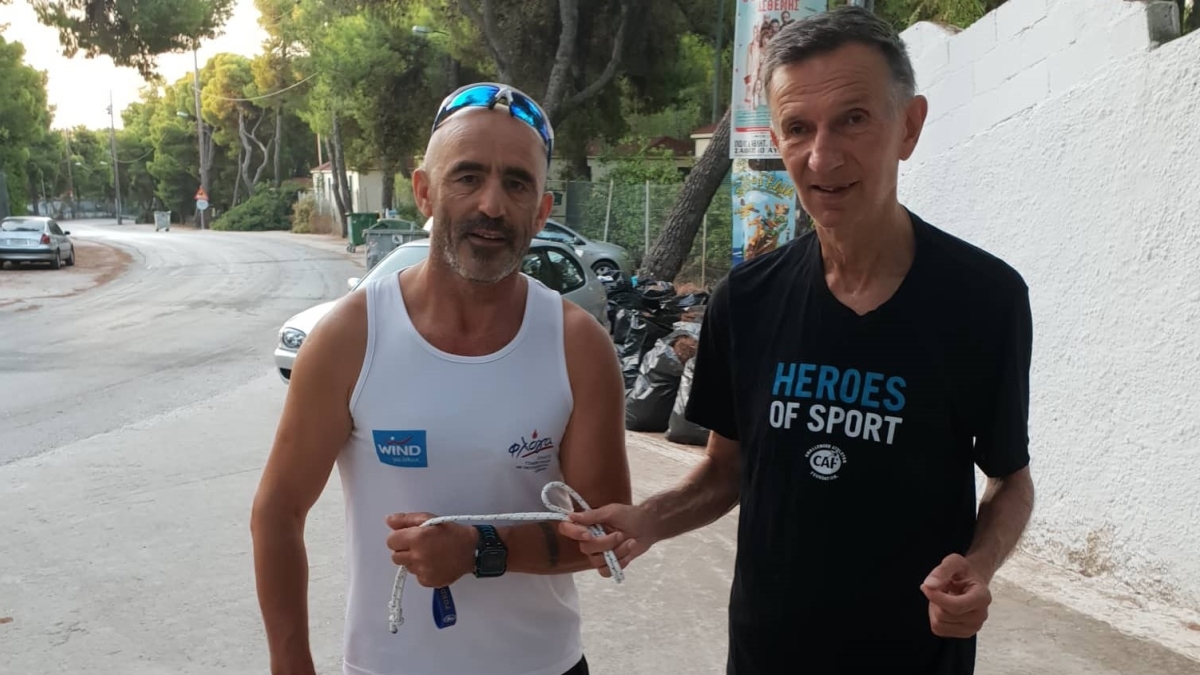 Στέργιος Σιούτης: Ο τυφλός μαραθωνοδρόμος που δίνει μαθήματα ζωής