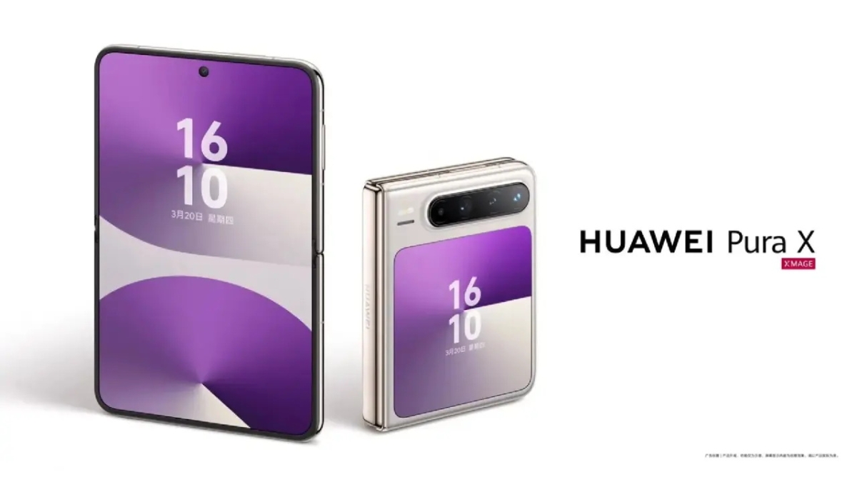 H Huawei παρουσίασε το… ιδιαίτερο αναδιπλούμενο Huawei Pura X smartphone (vid)