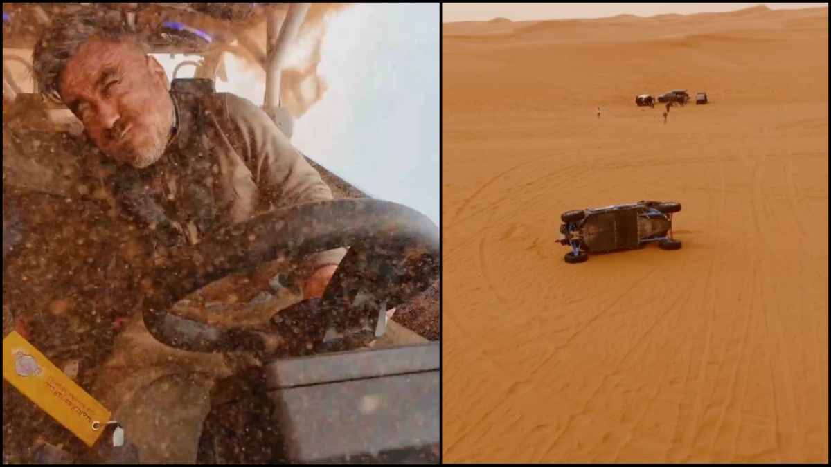 Καρέ καρέ το σοκαριστικό ατύχημα του Μαυρίδη στο Reunion: Έφερε τούμπες το buggy που οδηγούσε (vid)