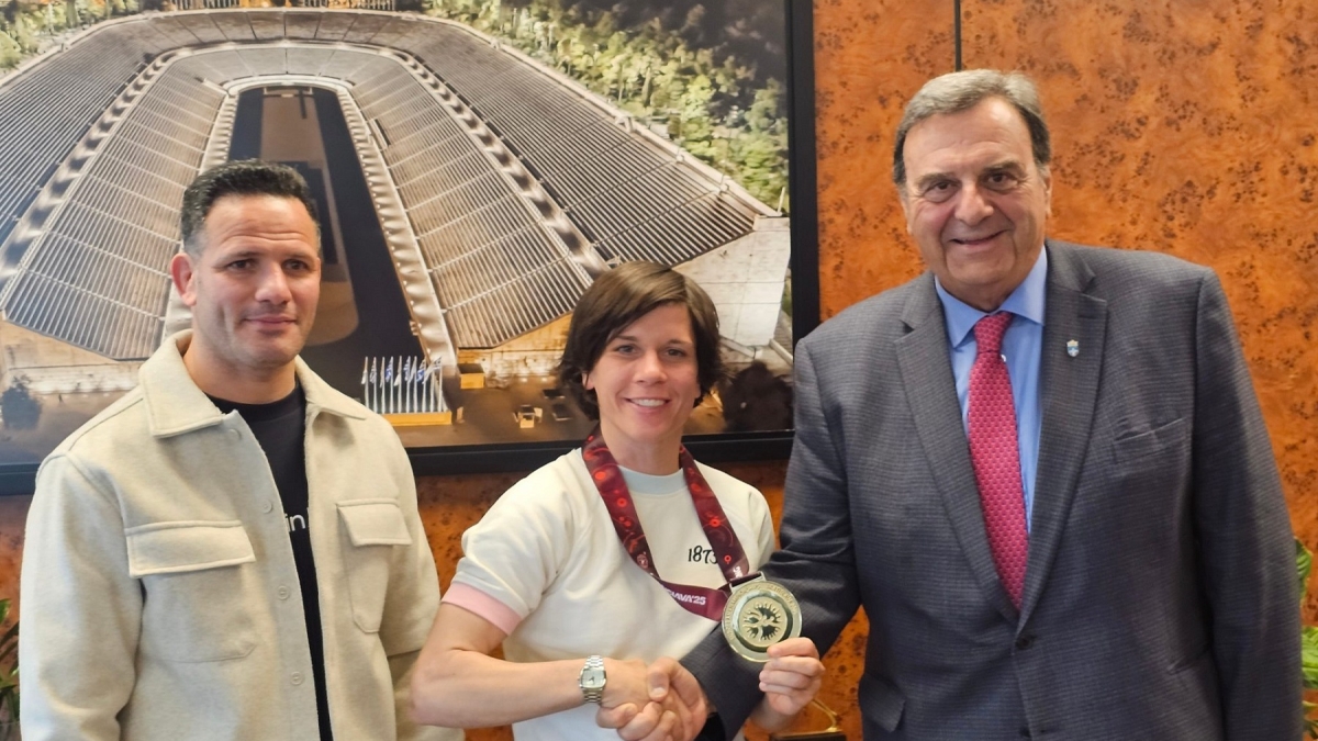 Η Ελληνική Ολυμπιακή Επιτροπή στο πλευρό της πρωταθλήτριας Ευρώπης Μαρίας Πρεβολαράκη