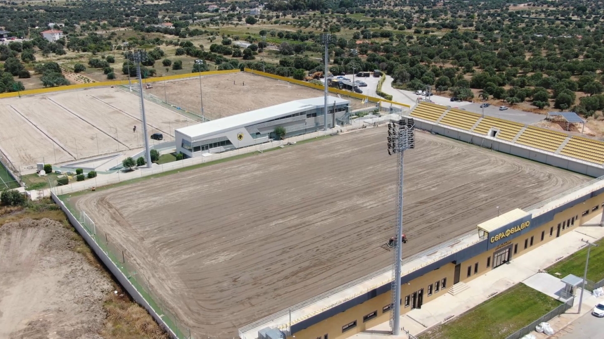 Οι εργασίες της ΑΕΚ στα Σπάτα