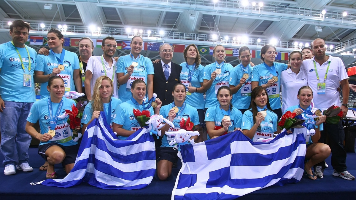 Η εθνική ομάδα πόλο γυναικών