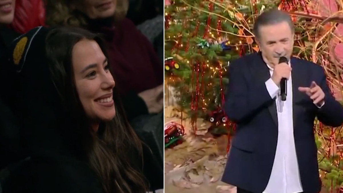 «Κοκκίνησε» η κόρη της Πάολα: Η στιγμή που ο Λαζόπουλος την... ξετρυπώνει από το κοινό του Αλ Τσαντίρι (vid)