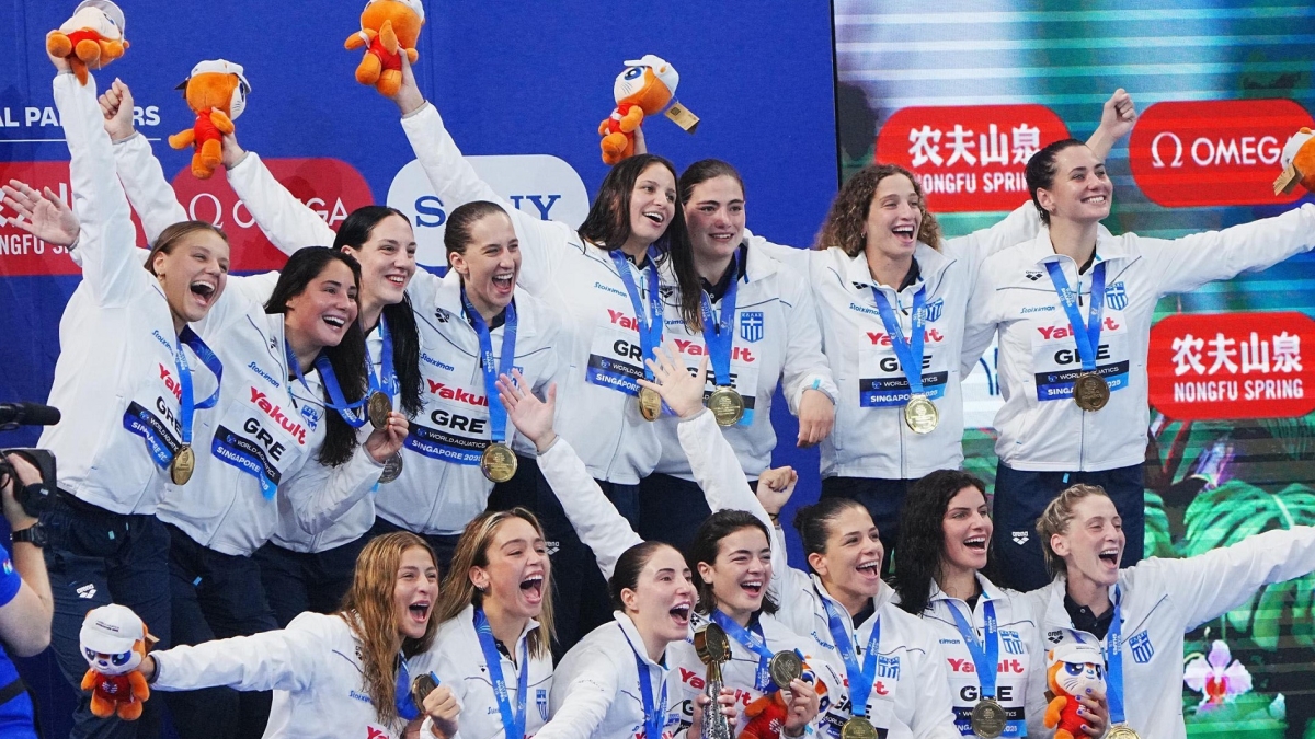 H εθνική ομάδα πόλο γυναικών