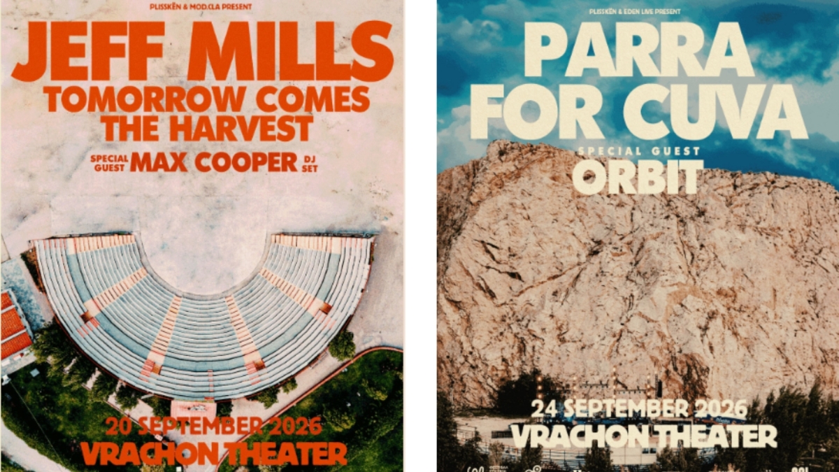 Jeff Mills και Parra for Cuva φέρνουν δύο μοναδικές ηλεκτρονικές βραδιές στην Αθήνα