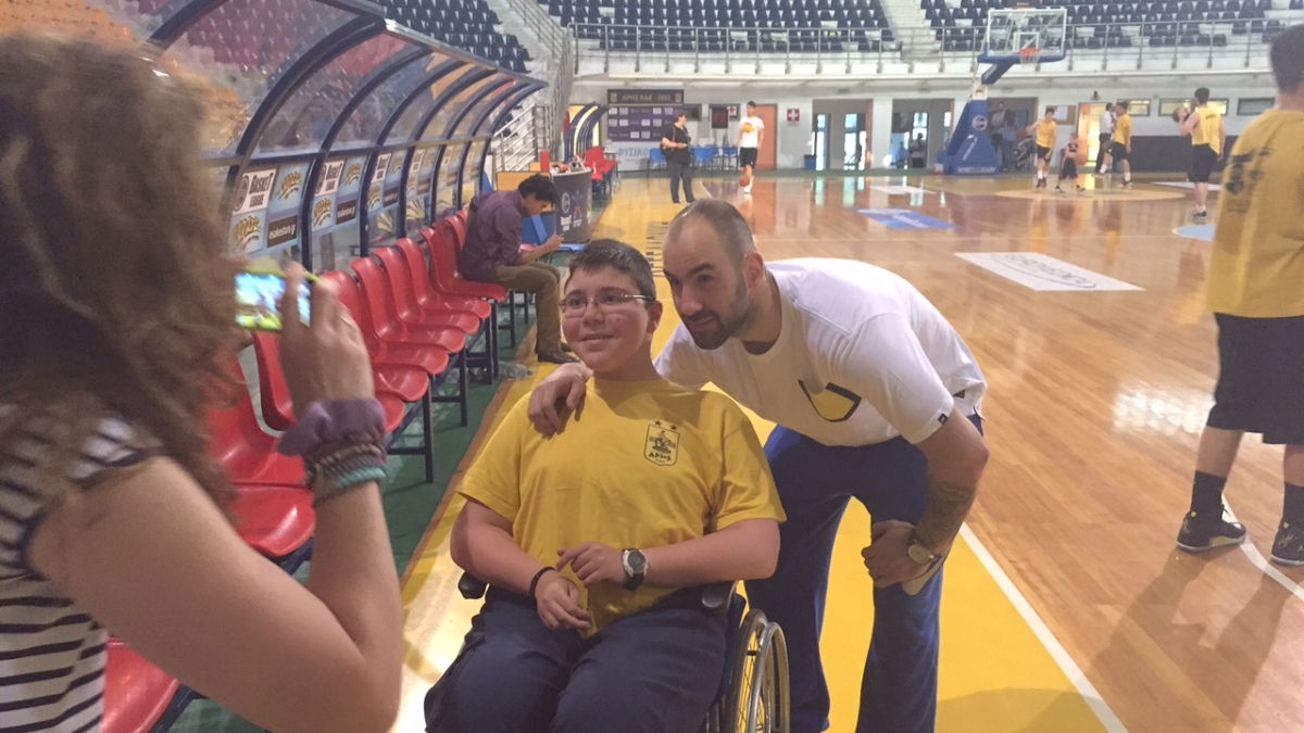 Ο μικρός θαυμαστής του Σπανούλη