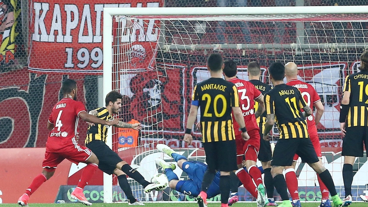 Βράνιες, Πατίτο και 1-2 η ΑΕΚ στο «Καραϊσκάκης» (vid)