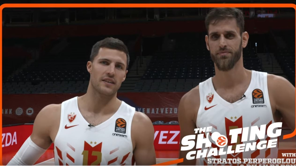 O Περπέρογλου έχασε για... ένα δευτερόλεπτο το shooting challenge από τον Μπάρον (vid)