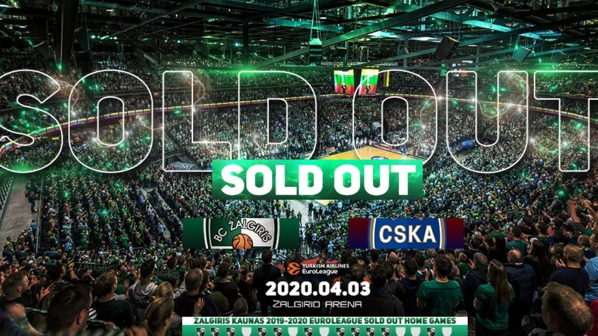 Ζαλγκίρις: Sold out με ΤΣΣΚΑ που θα γίνει τον Απρίλιο! (pic)