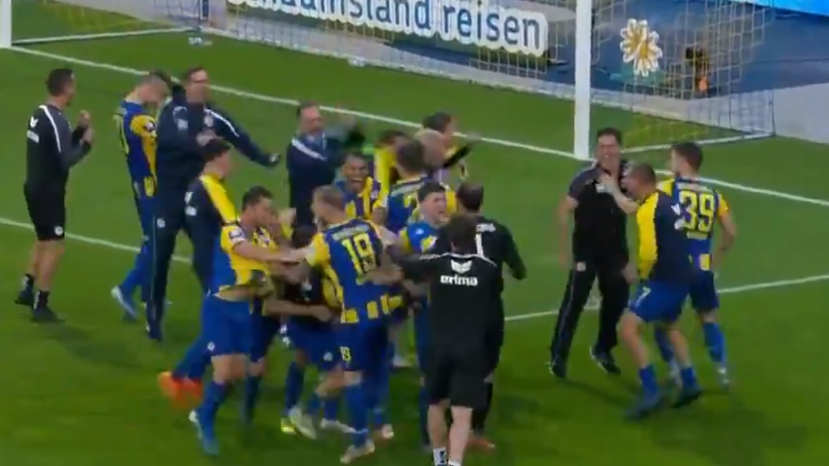 Μπραουνσβάιγκ: Είδε στο video-wall πως εξασφάλισε την άνοδο! (vid)