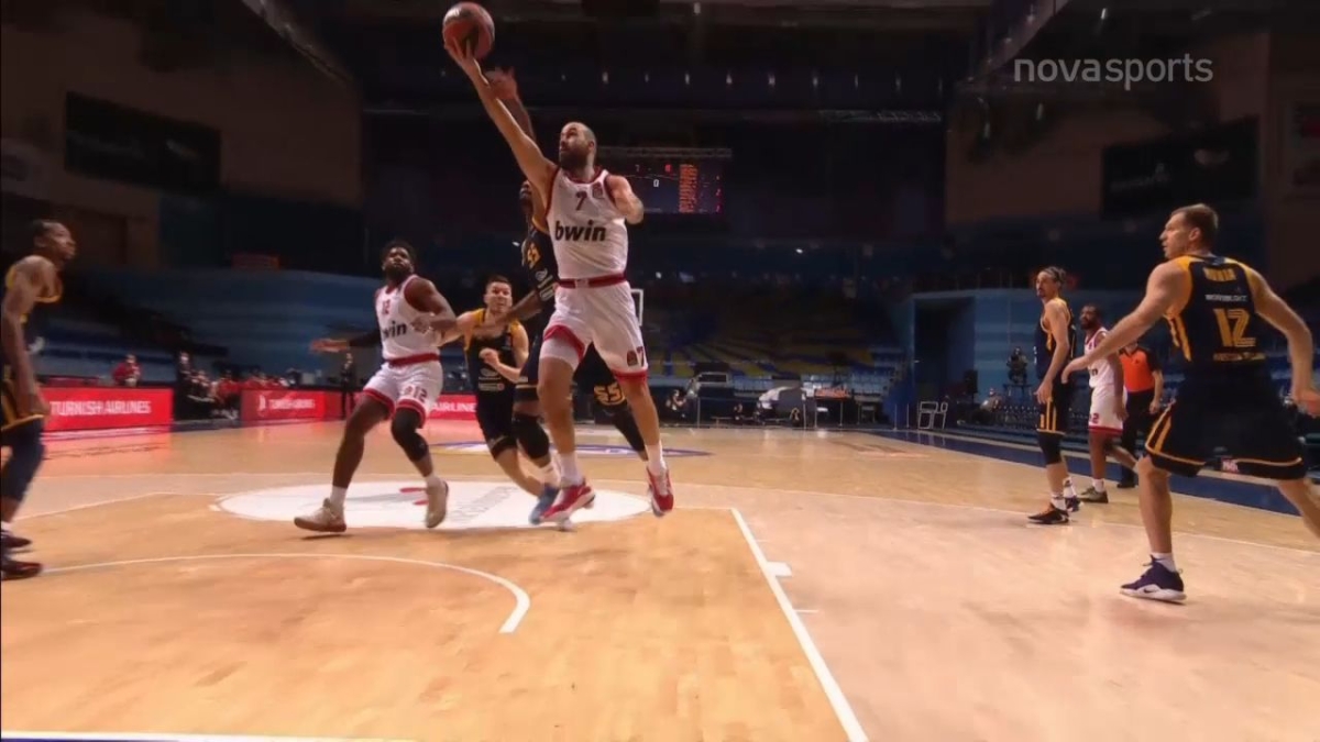 Χίμκι – Ολυμπιακός 88-105: Τα γκολ-φάουλ των Σπανούλη και Χάρισον (vid)