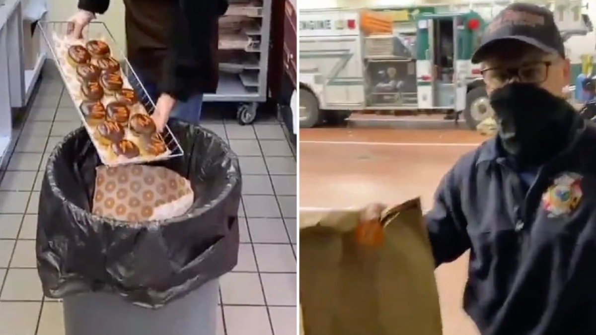 Υπάλληλος λέει πως τον απέλυσαν επειδή έδινε τα περισσεύματα φαγητού σε άστεγους (pic & vid)