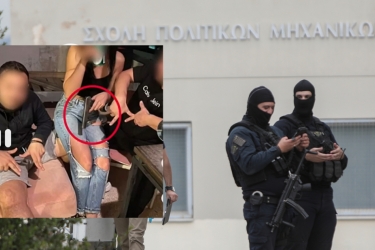Η φωτογραφία στα social media με την δόκιμη αστυνομικό που συνελήφθη στου Ζωγράφου να ποζάρει με όπλο στο χέρι (pic)