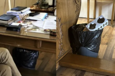 Πολάκης και Αδωνις «πλακώνονται» για τις μαύρες σακούλες σκουπιδιών στο γραφείο του υπουργού! (pics)