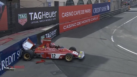 Λεκλέρ: Ατύχημα με τη Ferrari του Λάουντα στο Μονακό! (vid)