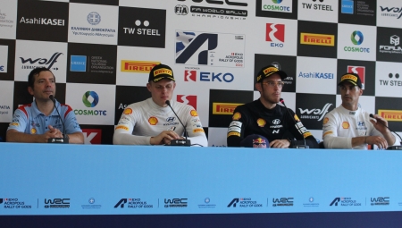 Οι δηλώσεις των θριαμβευτών της Hyundai Motorsport μετά το ΕΚΟ Ράλλυ Ακρόπολις