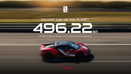 Μία ανάσα από τα 500 χλμ/ώρα: Το ταχύτερο αυτοκίνητο παραγωγής στον κόσμο (vid)