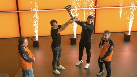 Οι εορτασμοί της McLaren για την κατάκτηση του τίτλου κατασκευαστών (vid)