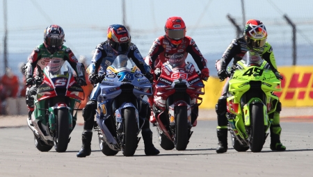 Η σειρά εκκίνησης του αγώνα MotoGP στο Άραγκον